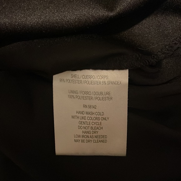 NWOT London Times High Neck Midi Ruching Detail - Picture 4 of 4